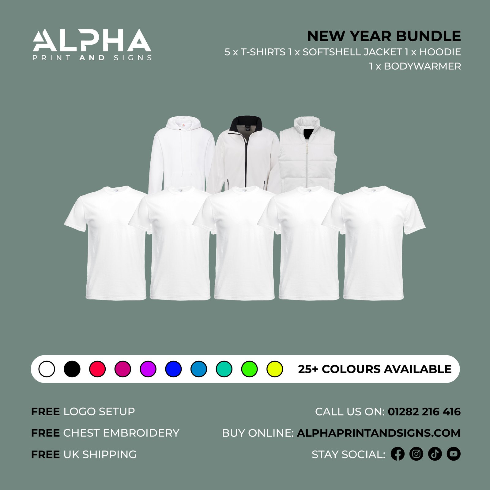 New Year Embroidered Workwear Bundle