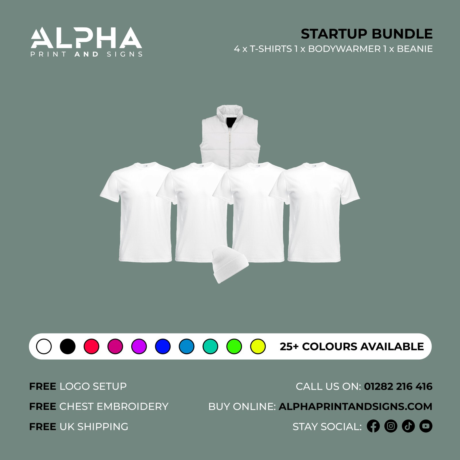 Startup Embroidered Workwear Bundle