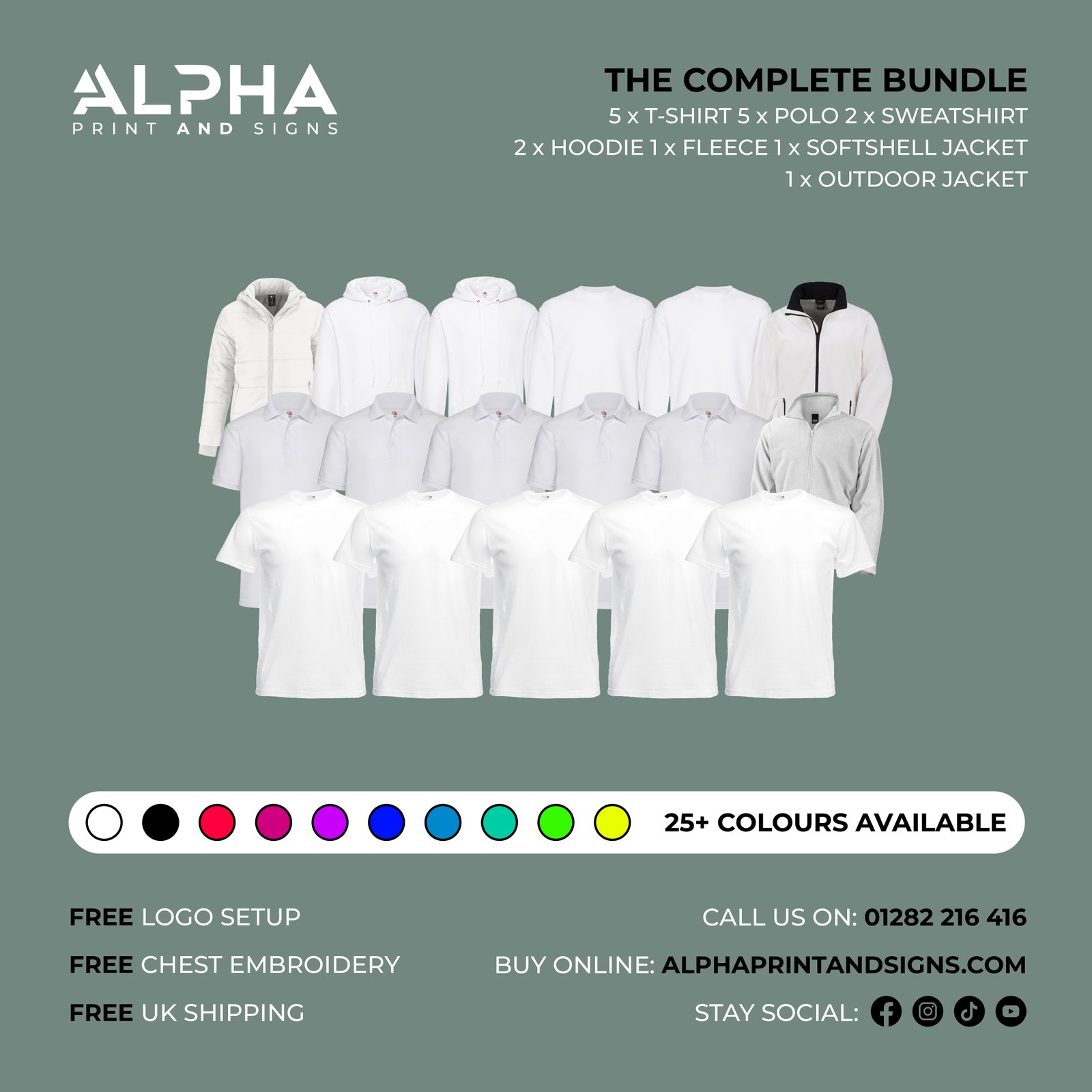 The Complete Embroidered Workwear Bundle
