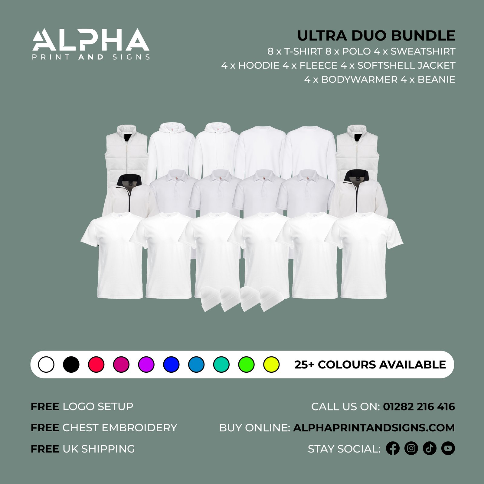 Ultra Duo Embroidered Workwear Bundle