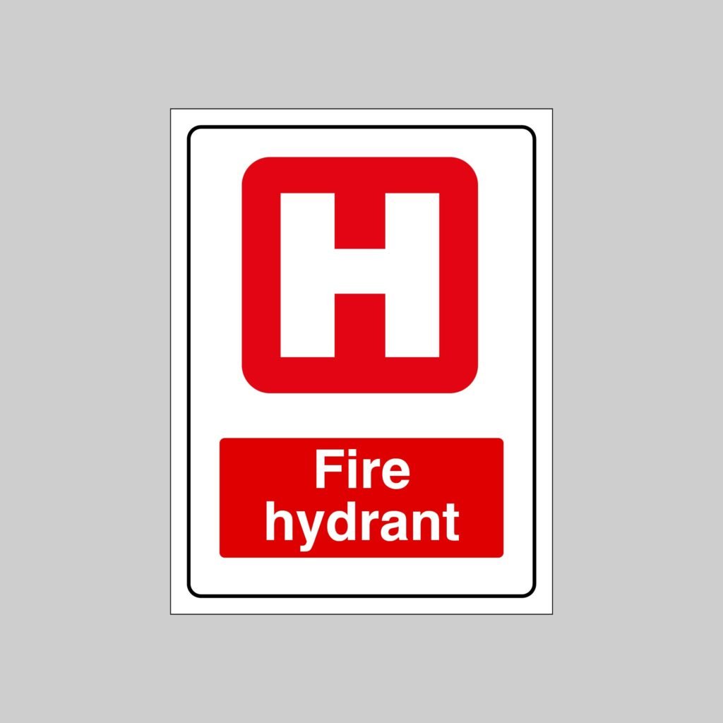 Fire Hydrant Safety Sign - Fire0001 | Alpha Print And Signs