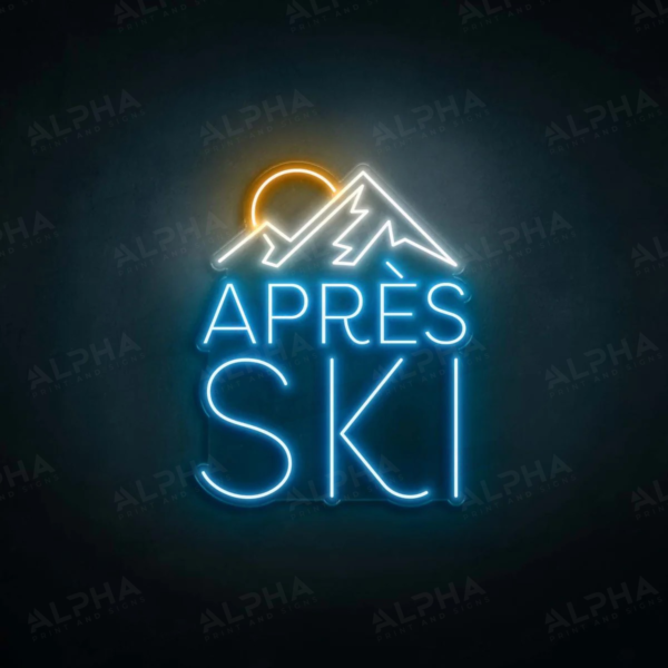 Apres Ski V2 neon sign