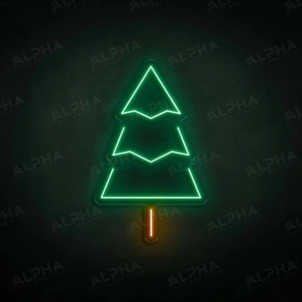 Christmas Tree neon sign - V3