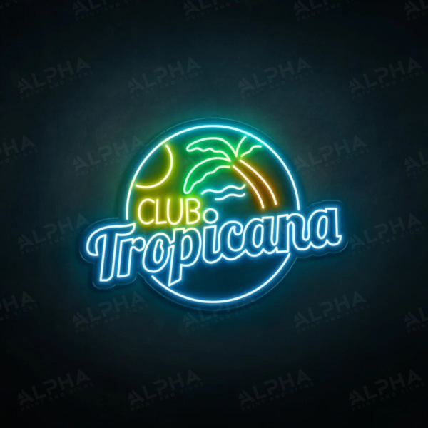 Club Tropicana neon sign