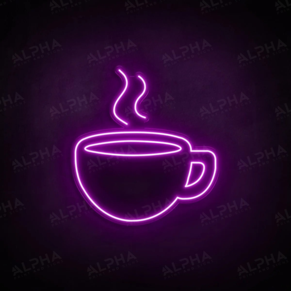 Coffee Cup neon sign