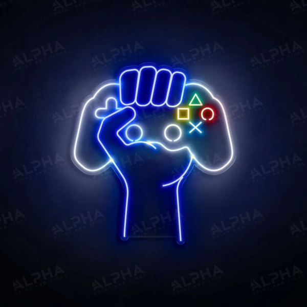 Controller Grip neon sign