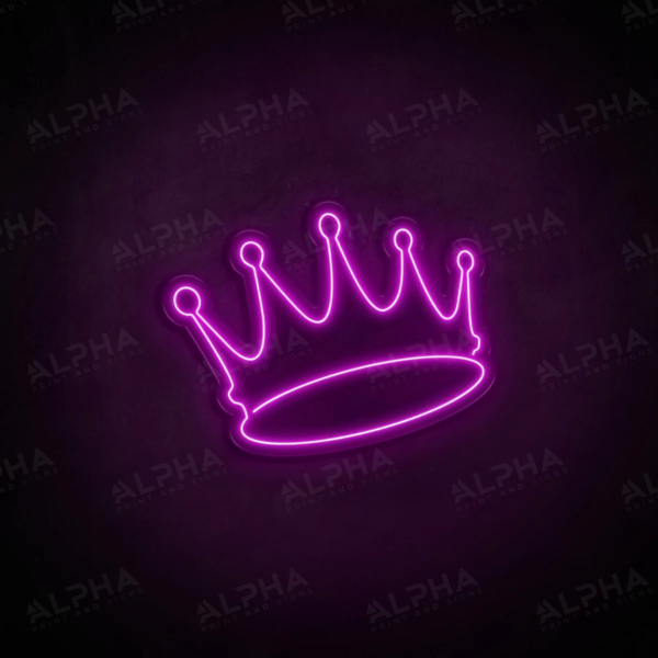 Crown neon sign - V2