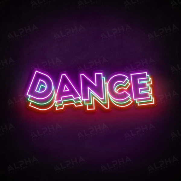 Dance Infinity neon sign