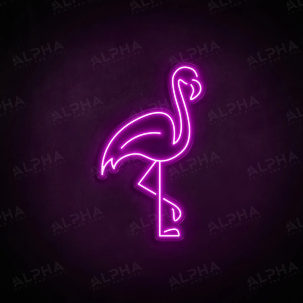 Flamingo neon sign - V2