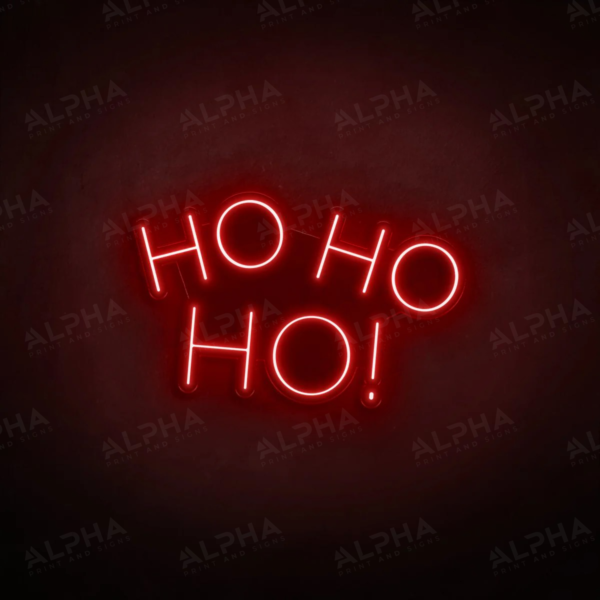 Ho Ho Ho! neon sign