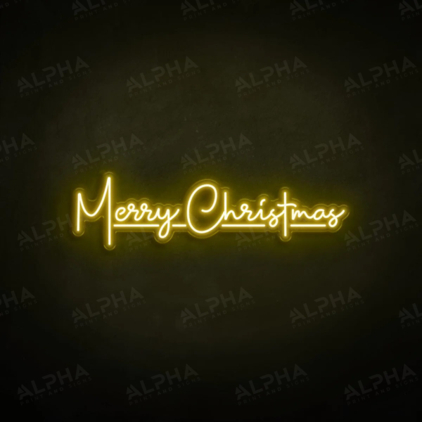 Merry Christmas neon sign - V3