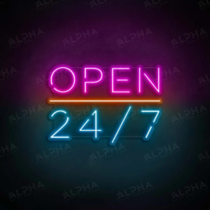 Open & Welcome Neon Signs