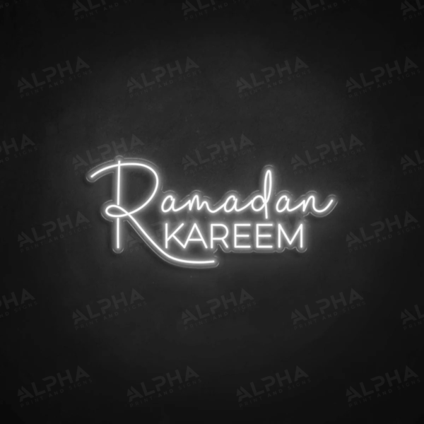 Ramadan Kareem neon sign - V2