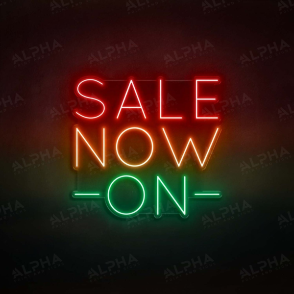 Sale Now On neon sign V1