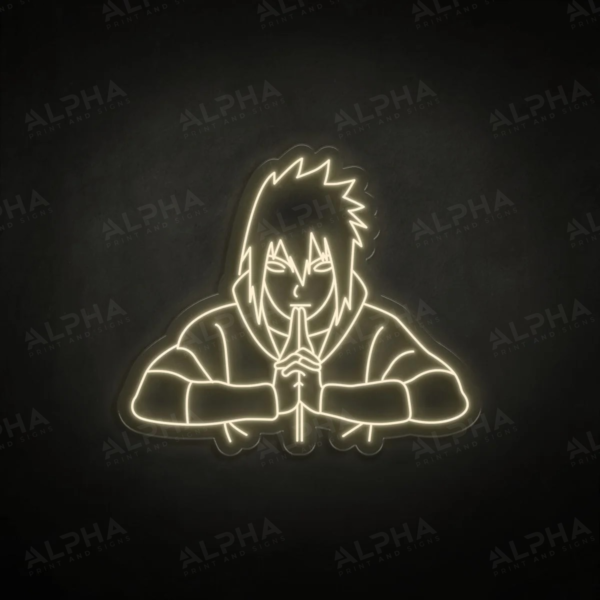 Sasuke neon sign