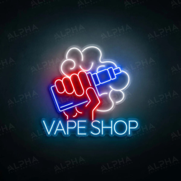 Vape Shop neon sign V3