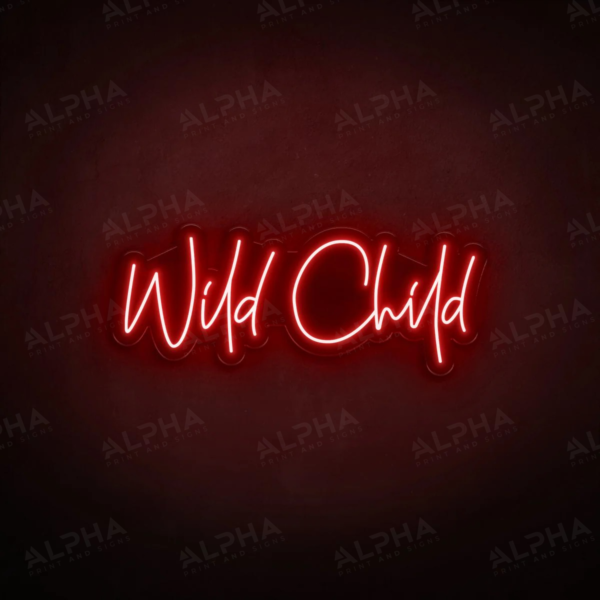 Wild Child neon sign