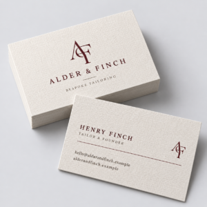 Textured Business Cards