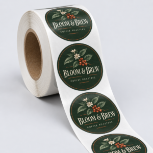 Circle Stickers On A Roll