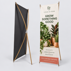 Eco Friendly X Banner