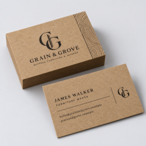 Brown Kraft Business Cards