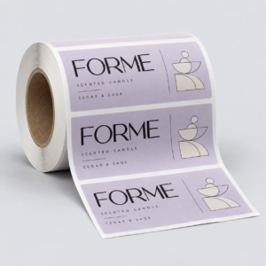 Rectangle Stickers On A Roll