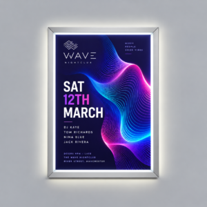 Light Box Frames with Backlit Posters