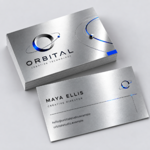 Metallic Business Cards