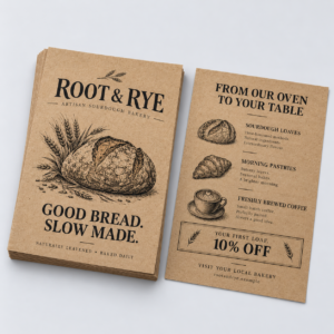 Brown Kraft Flyers & Leaflets